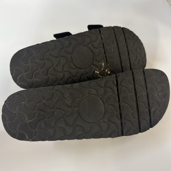 Used Papillo Black Double Strap Sandals women’s 38 narrow - Picture 6 of 6